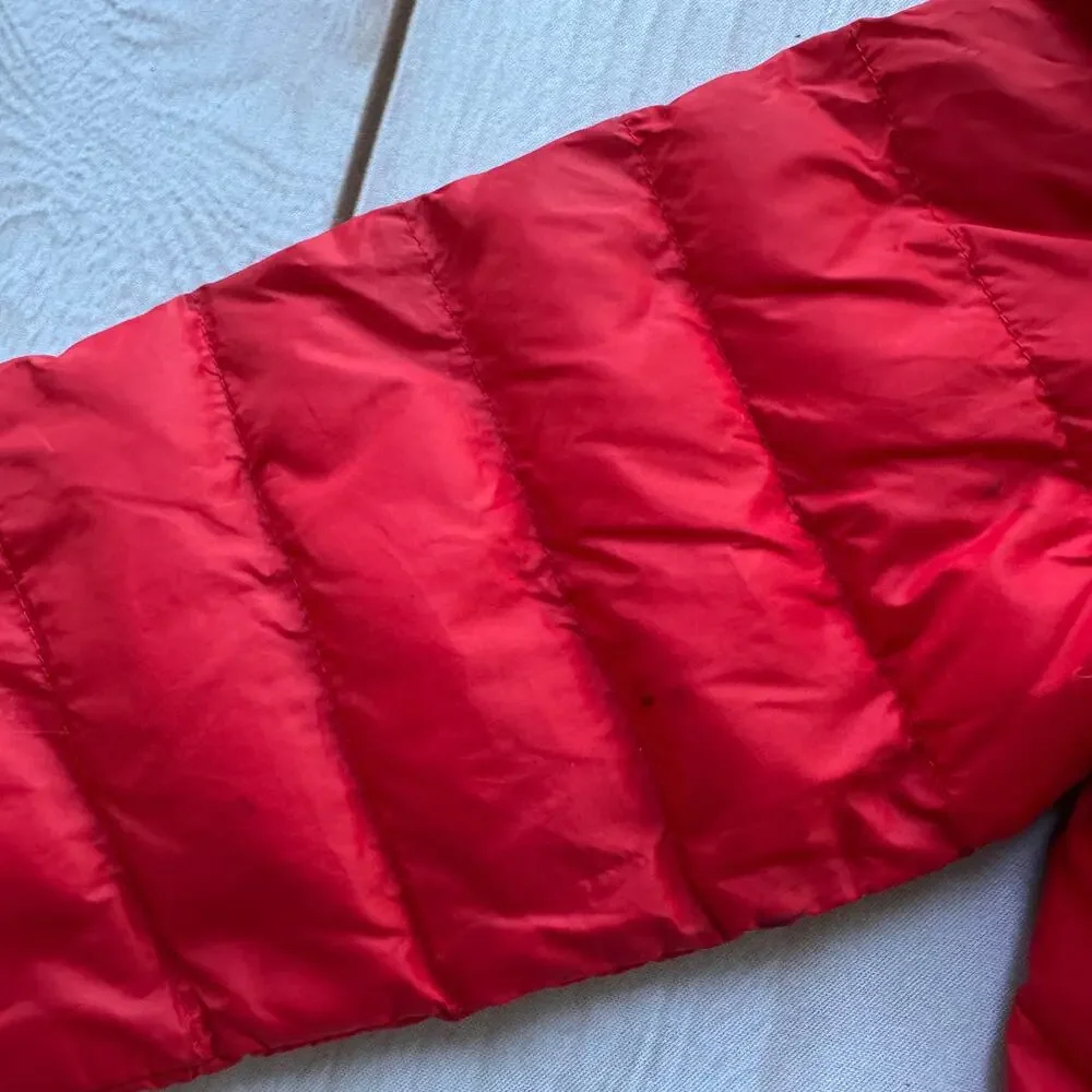 Polo Ralph Lauren Boys Size 4/4T Puffer Insulated Jacket Zipper Pockets Red